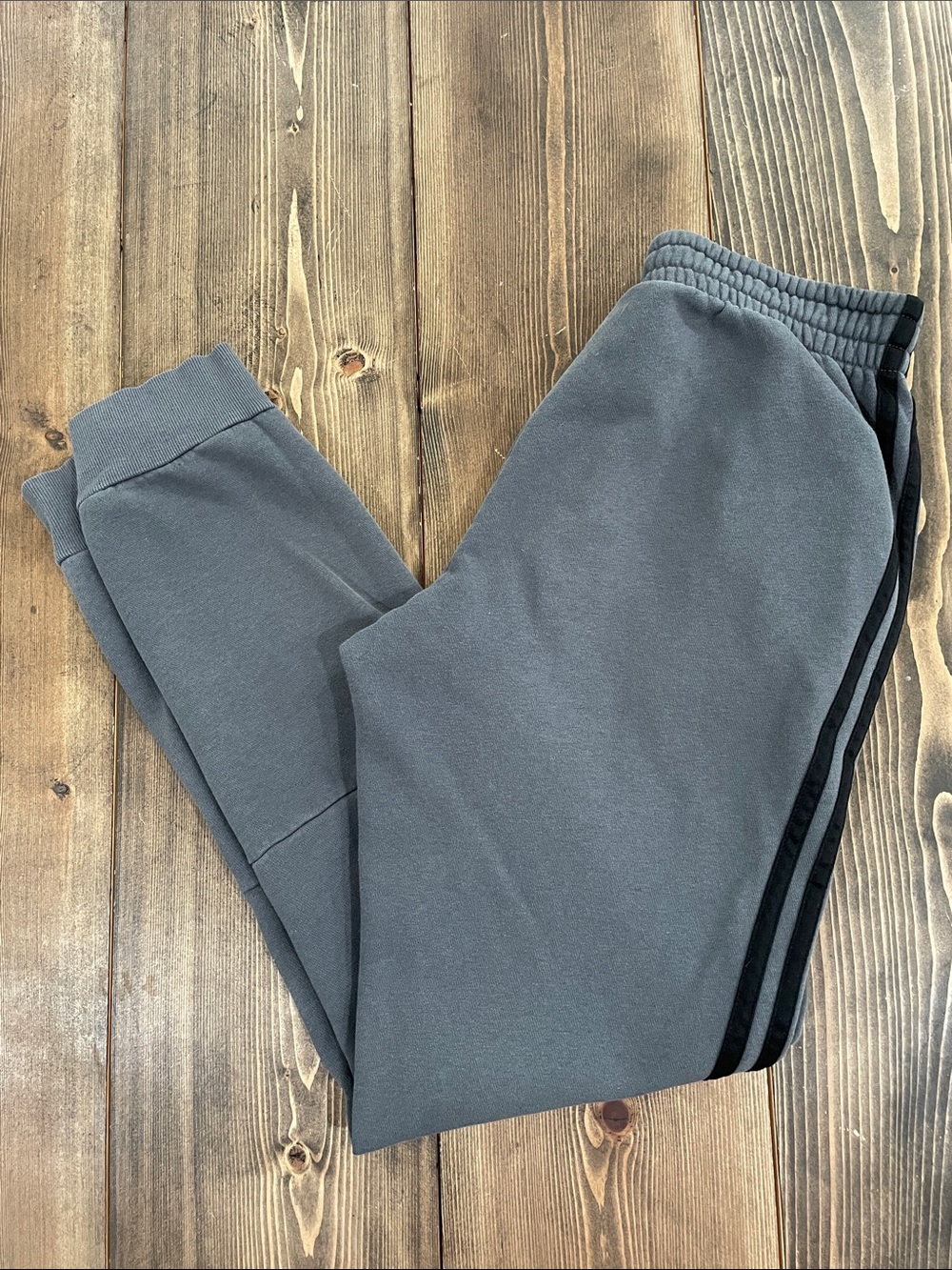 Men’s Gray & Black Adidas Joggers